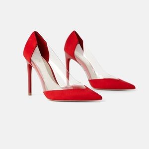 Zara Vinyl High Heel Shoes